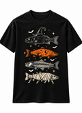 Halloween Trout Fishing T-Shirt – Spooky Fish Angler Tee